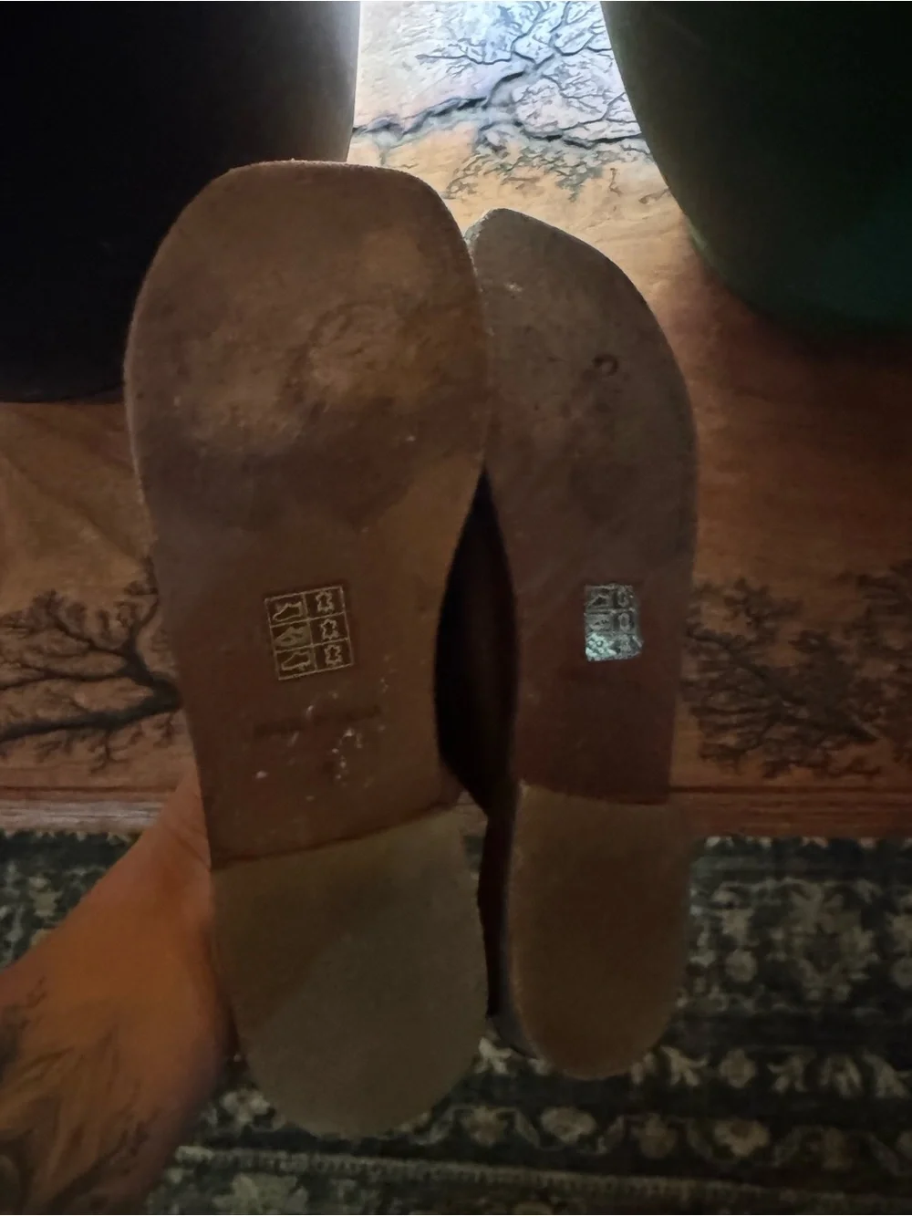 Free People Brown Slide Sandal - Coconut Shell